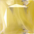 Square Faceted Pointed Back (Doublets) Crystal Glass Stone, Yellow 7 Pearl Colours (84000-00030-Tw), Czech Republic