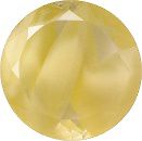 Round Faceted Pointed Back (Doublets) Crystal Glass Stone, Yellow 7 Pearl Colours (84000-00030-Tw), Czech Republic