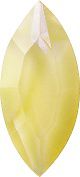 Navette Faceted Pointed Back (Doublets) Crystal Glass Stone, Yellow 8 Pearl Colours (84000-00030-Tw), Czech Republic