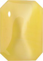 Octagon Cabochons Pointed Back Crystal Glass Stone, Yellow 8 Moonshine (01192), Czech Republic