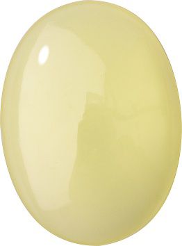 Oval Cabochons Flat Back Crystal Glass Stone, Yellow 12 Milky Colours (04030-80100-K), Czech Republic