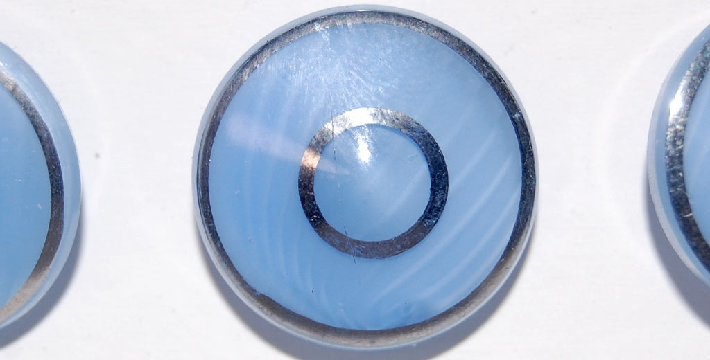 Czech Glass Hand Made Button Knob, Kb 15 (KB-15), Glass, Czech Republic