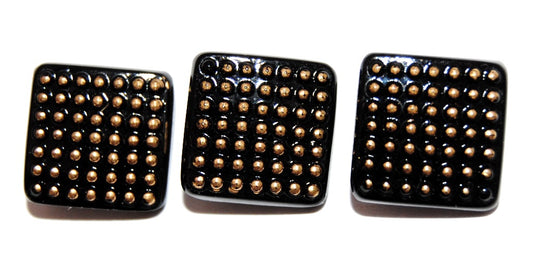 Czech Glass Hand Made Button Knob, Kb 51 (KB-51), Glass, Czech Republic