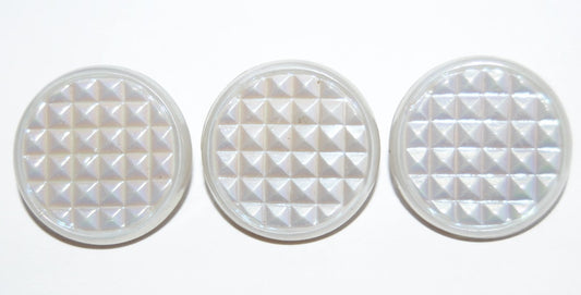 Czech Glass Hand Made Button Knob, Kb 40B (KB-40B), Glass, Czech Republic