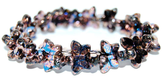 Table Cut Butterfly Beads, K2112 (K2112), Glass, Czech Republic
