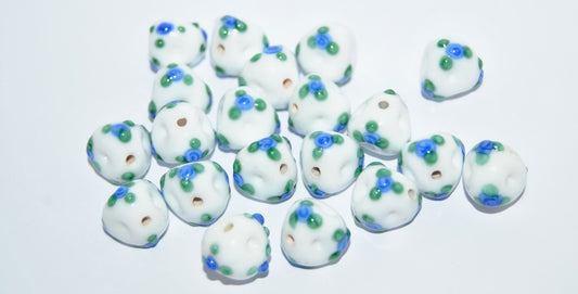 Lampwork HandMade Beads,6 10 B (06-10-B), Glass, Czech Republic