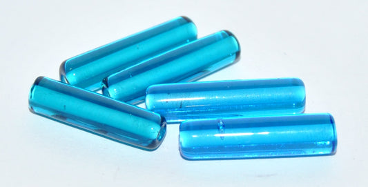 Czech Glass Hand Made Roller Tube Lampwork Beads, (B), Glass, Czech Republic