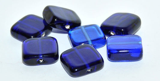 Czech Glass Hand Made Square Lampwork Beads, (15 H), Glass, Czech Republic