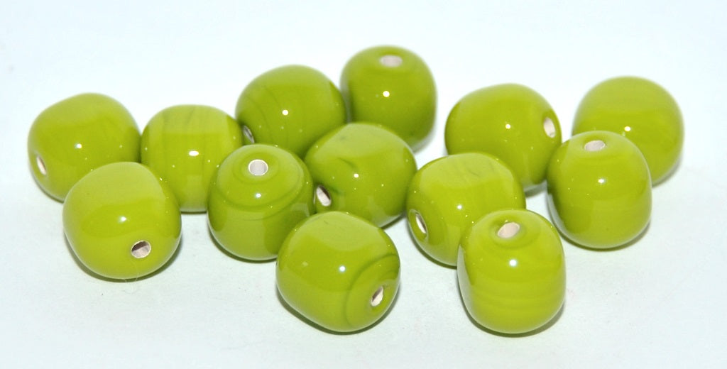 Czech Glass Hand Made Roller Lampwork Beads, (E), Glass, Czech Republic