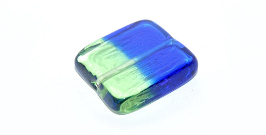 Czech Glass Hand Made Square Lampwork Beads, (A), Glass, Czech Republic