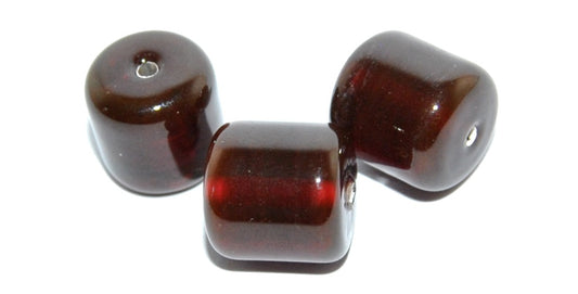 Czech Glass Hand Made Roller Tube Lampwork Beads, (C), Glass, Czech Republic