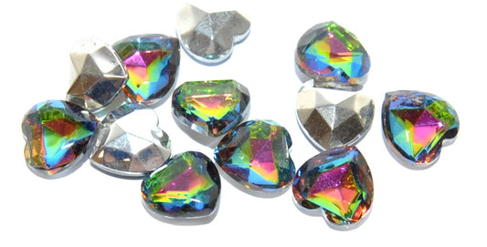 Czech Glass Rhinestones Pointed Back, Crystal Marea Foiled (CRYSTAL-MAREA-SIMILIZATION), Glass, Czech Republic