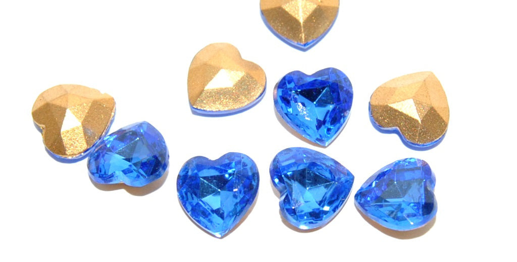 Czech Glass Rhinestones Pointed Back, Saphire Foiled (SAPHIRE-SIMILIZATION), Glass, Czech Republic