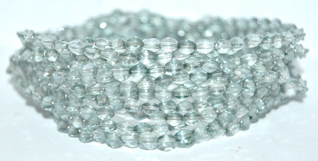 Pinch Czech Glass Beads, Crystal 14458 (30 14458), Glass, Czech Republic