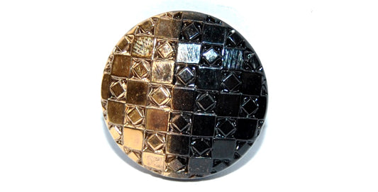 Czech Glass Hand Made Button Knob, Kb 94 (KB-94), Glass, Czech Republic