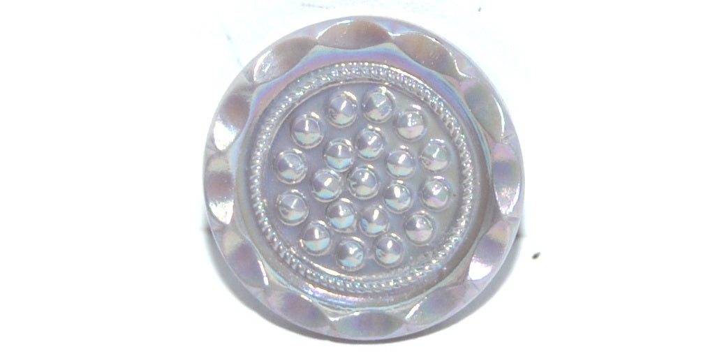 Czech Glass Hand Made Button Knob, Kb 109 (KB-109), Glass, Czech Republic