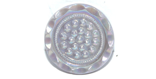 Czech Glass Hand Made Button Knob, Kb 109 (KB-109), Glass, Czech Republic