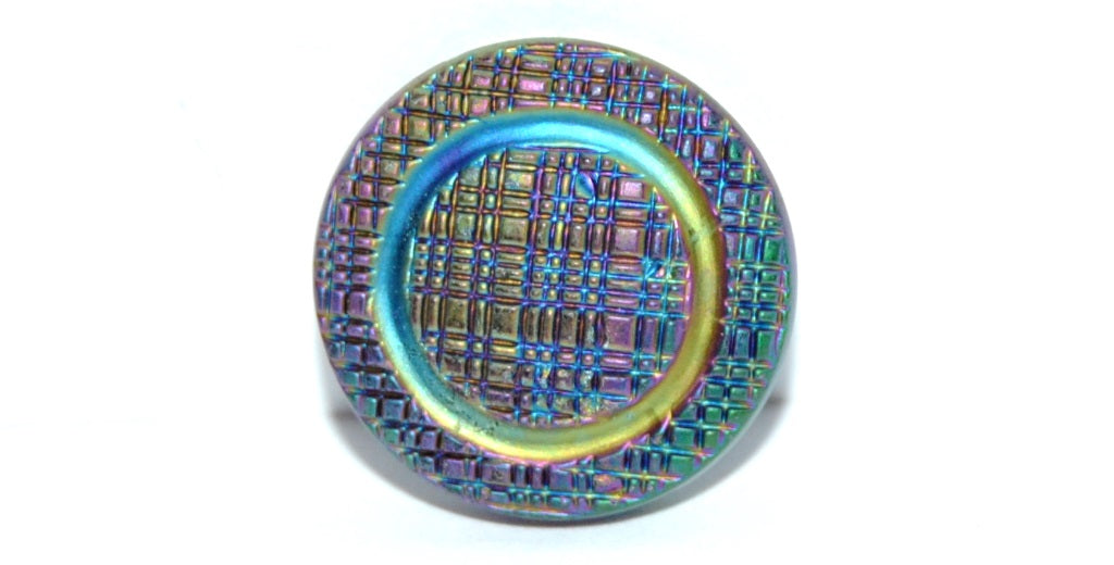 Czech Glass Hand Made Button Knob, Kb 111 (KB-111), Glass, Czech Republic