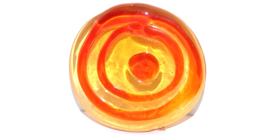 Lampwork HandMade Round Element No Hole,A (-A), Glass, Czech Republic