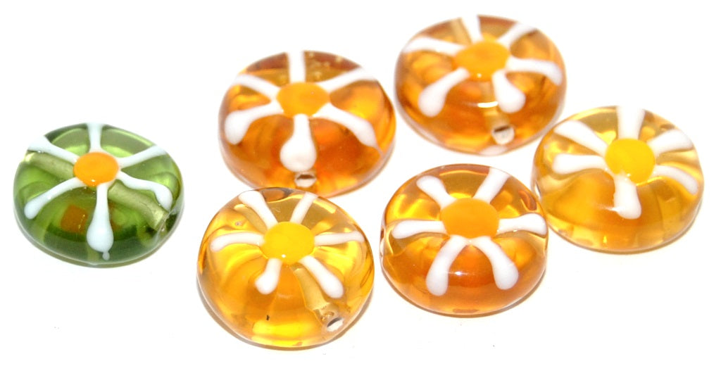 Lampwork HandMade Beads,H (-H), Glass, Czech Republic