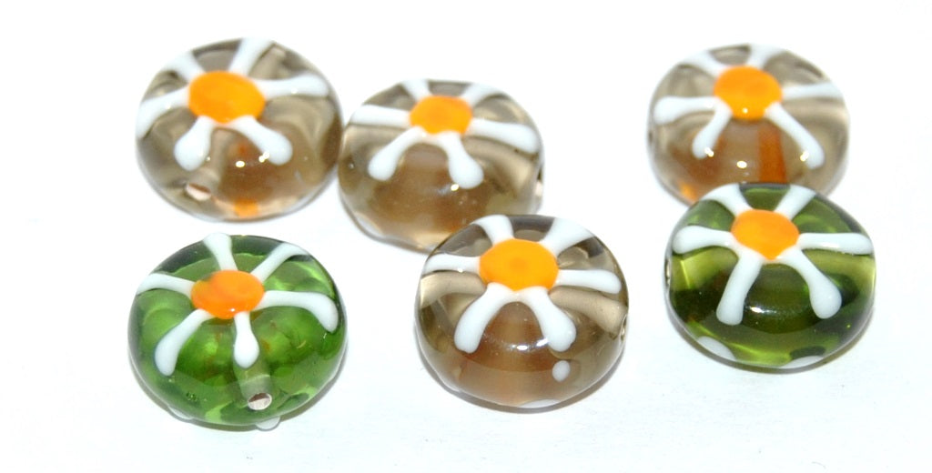 Lampwork HandMade Beads,K (K), Glass, Czech Republic bcv.glass