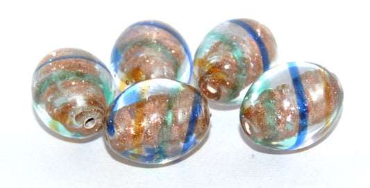 Lampwork HandMade Beads,J (-J), Glass, Czech Republic