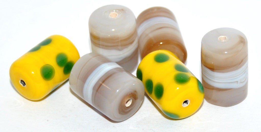 Lampwork HandMade Beads,4 A (4-A), Glass, Czech Republic
