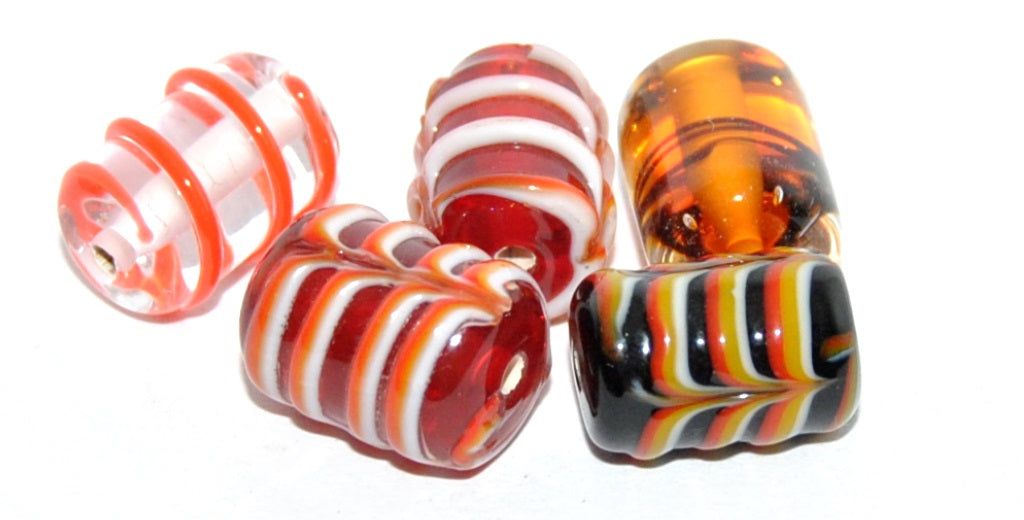 Lampwork HandMade Beads,8 B (8-B), Glass, Czech Republic