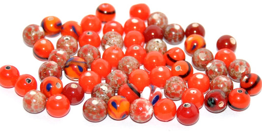 Lampwork HandMade Beads,H (-H), Glass, Czech Republic