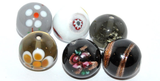 Lampwork HandMade Beads,O (-O), Glass, Czech Republic