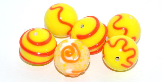 Lampwork HandMade Beads,I (-I), Glass, Czech Republic