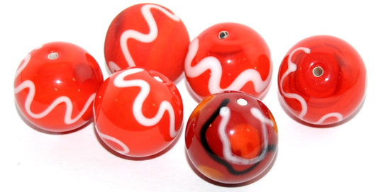 Lampwork HandMade Beads,L (-L), Glass, Czech Republic