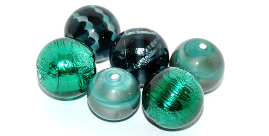 Lampwork HandMade Beads,J (-J), Glass, Czech Republic