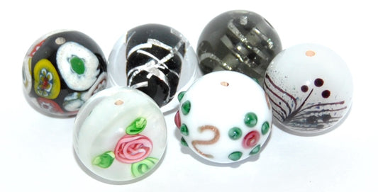 Lampwork HandMade Beads,U (-U), Glass, Czech Republic