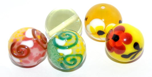 Lampwork HandMade Beads,X (-X), Glass, Czech Republic