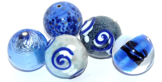 Lampwork HandMade Beads,O (-O), Glass, Czech Republic