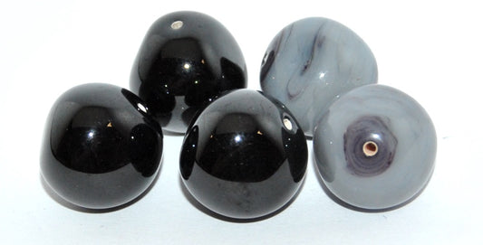 Lampwork HandMade Beads,Matte (-M), Glass, Czech Republic