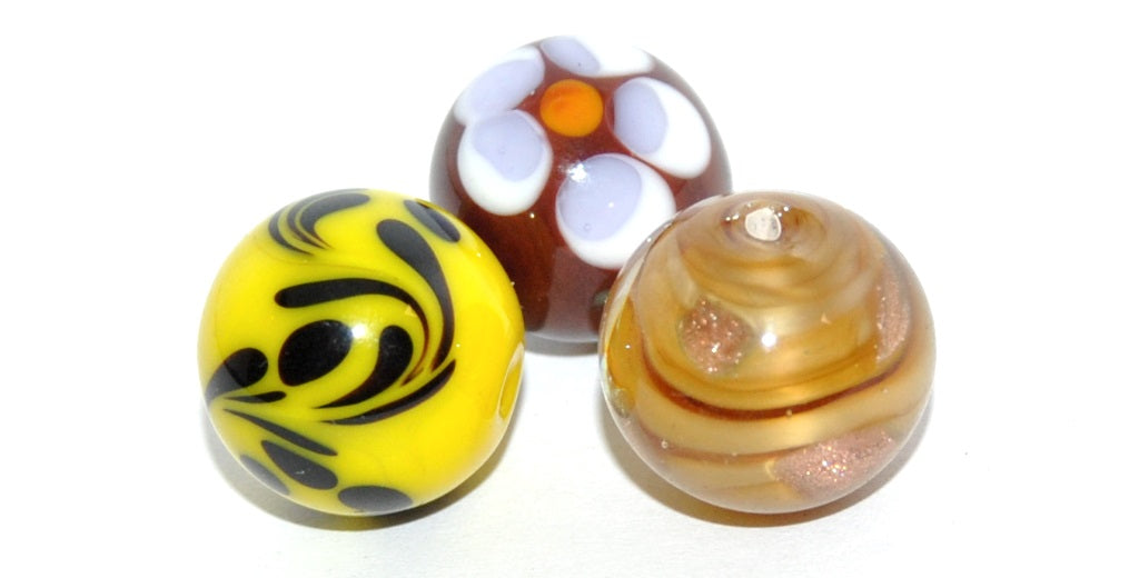 Lampwork HandMade Beads,K (-K), Glass, Czech Republic