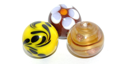 Lampwork HandMade Beads,K (-K), Glass, Czech Republic