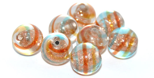 Lampwork HandMade Beads,Matte (-M), Glass, Czech Republic