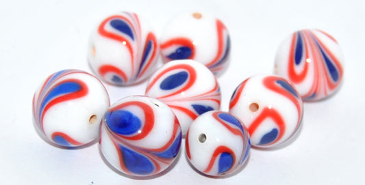 Lampwork HandMade Beads,P (-P), Glass, Czech Republic