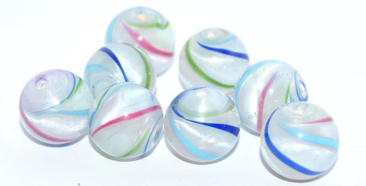 Lampwork HandMade Beads,Q (-Q), Glass, Czech Republic