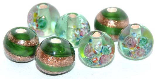 Lampwork HandMade Beads,U (-U), Glass, Czech Republic