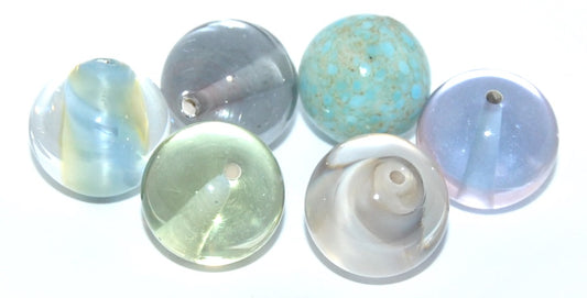 Lampwork HandMade Beads,W (-W), Glass, Czech Republic