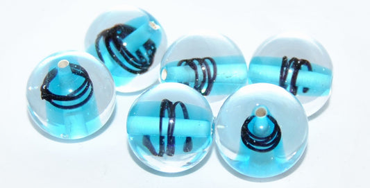 Lampwork HandMade Beads,Oo (-OO), Glass, Czech Republic