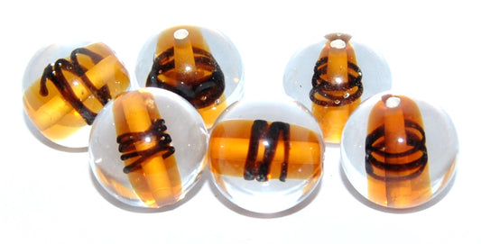 Lampwork HandMade Beads,Qq (-QQ), Glass, Czech Republic