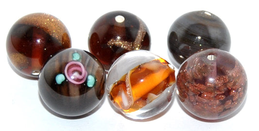 Lampwork HandMade Beads,Ar (-AR), Glass, Czech Republic