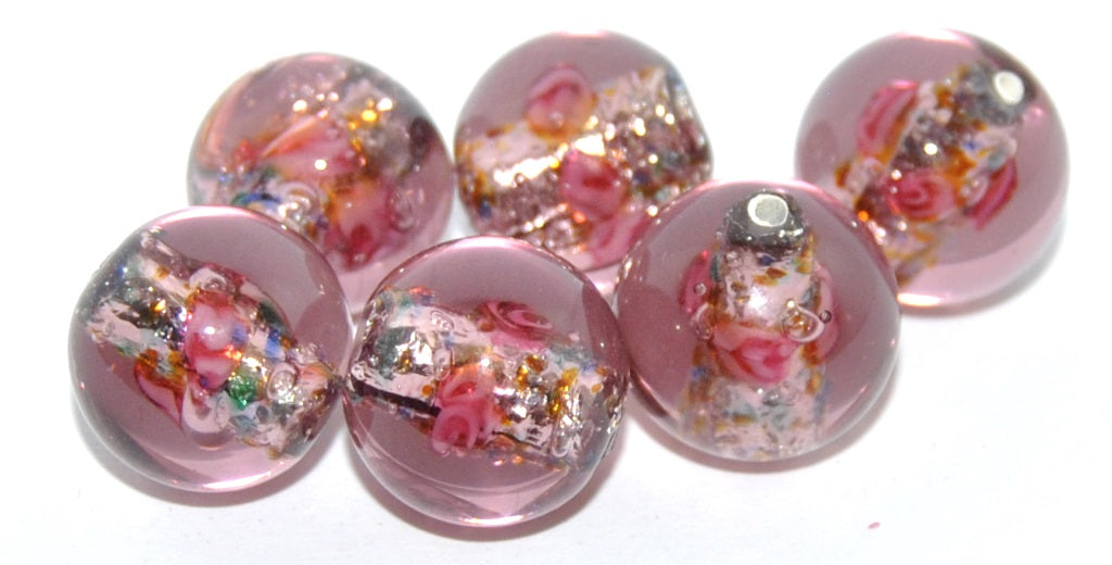 Lampwork HandMade Beads,At (-AT), Glass, Czech Republic