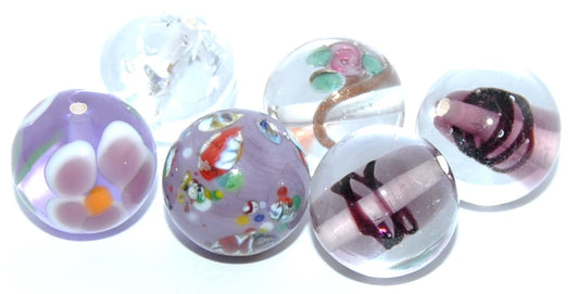 Lampwork HandMade Beads,Ss (-SS), Glass, Czech Republic