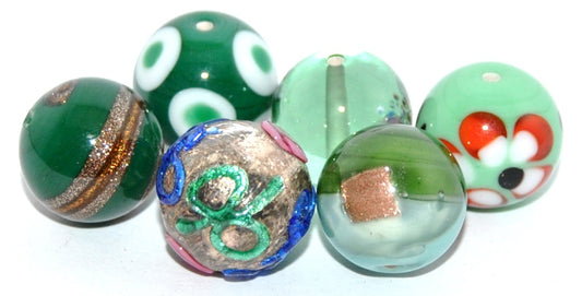 Lampwork HandMade Beads,Ai (-AI), Glass, Czech Republic